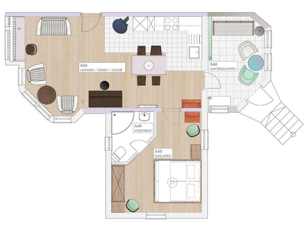 Landhaus Victoria บอลเทินฮาเกิน ภายนอก รูปภาพ